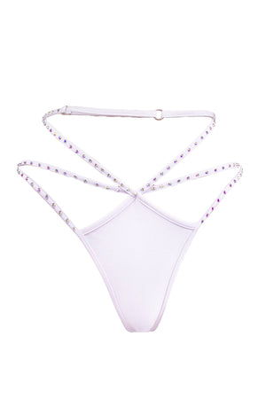 Mini thong cage crystals panty