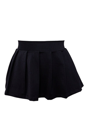 Mini pleated skater skirt / Black pleated skater skirt / BLACK,SKIRTS & PANTS - EXES LINGERIE