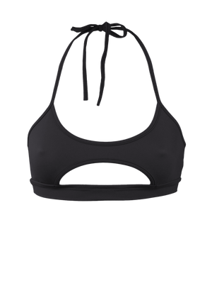 Sexy Bikini Top Cut-out Summer Bra/ WAVE SWIM BLACK - EXES LINGERIE