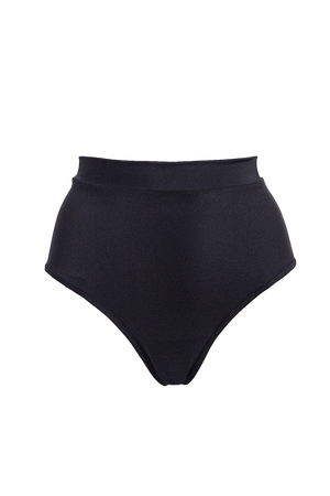 High waisted Polewear Bottom / HW BASIC BLACK - EXES LINGERIE